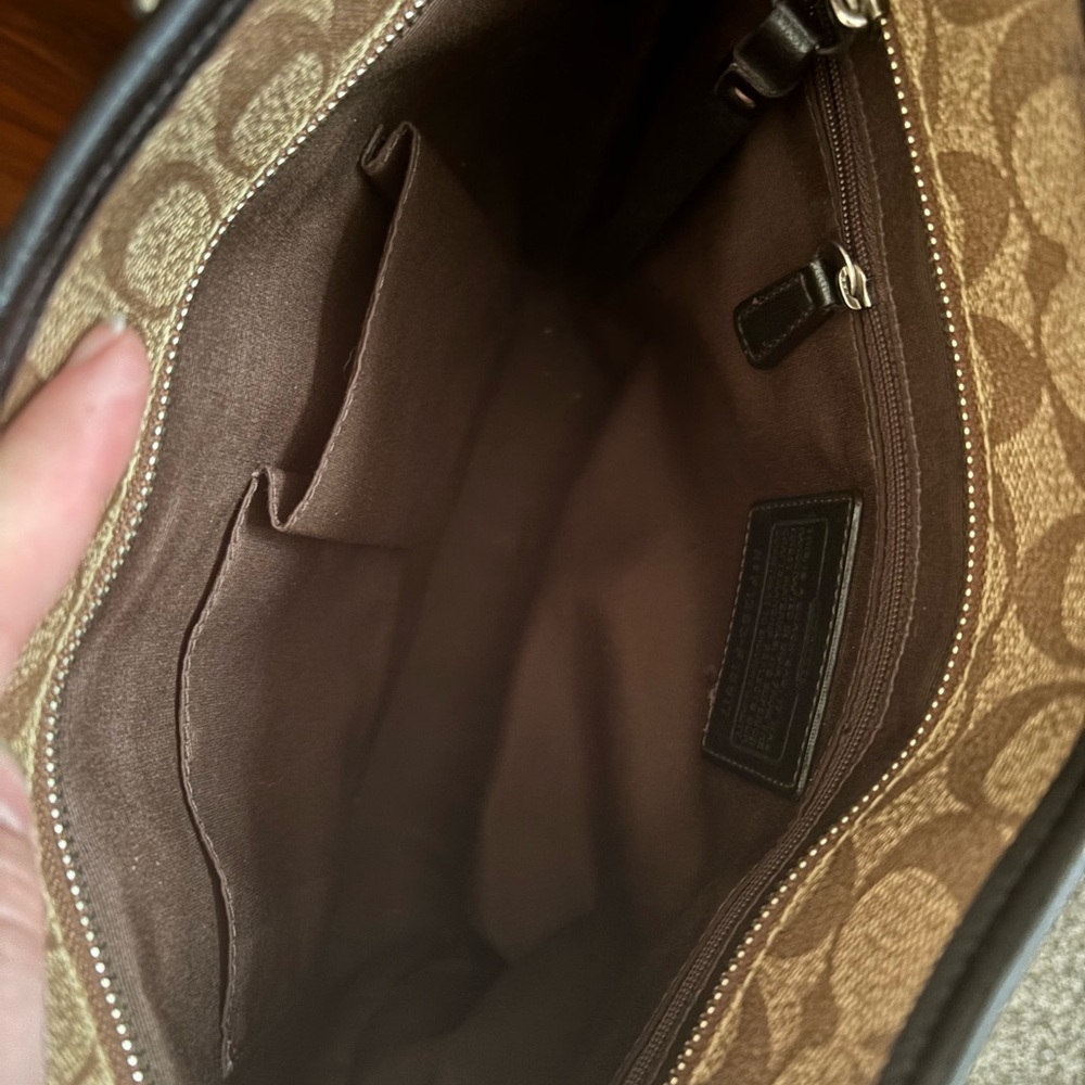 Coach Peyton Coated Canvas Shoulder Bag - Picture 5 of 6